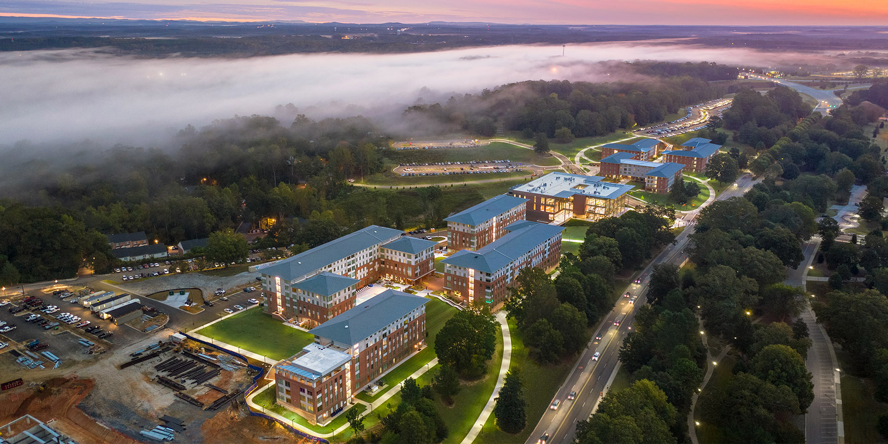 Boudreaux architects worked with Clemson University on the Douthit Hills HUB project.