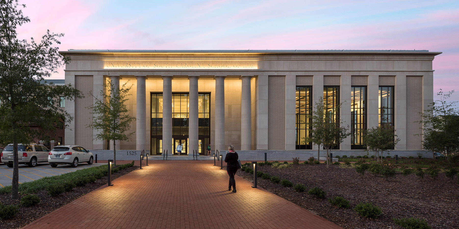 Boudreaux architects and interior designers worked with University of South Carolina on the School of Law project.