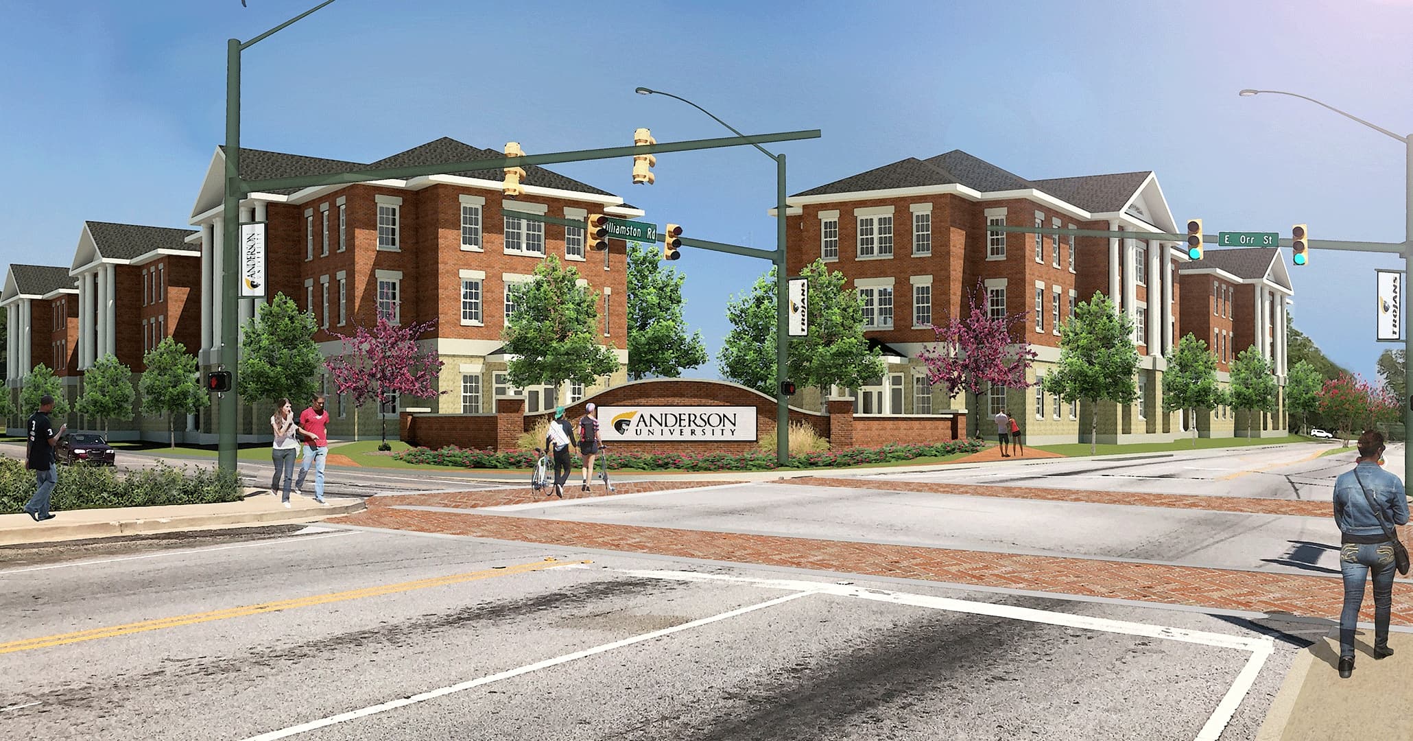 Boudreaux master planners worked with Anderson University in South Carolina to create an Athletics Master Plan.