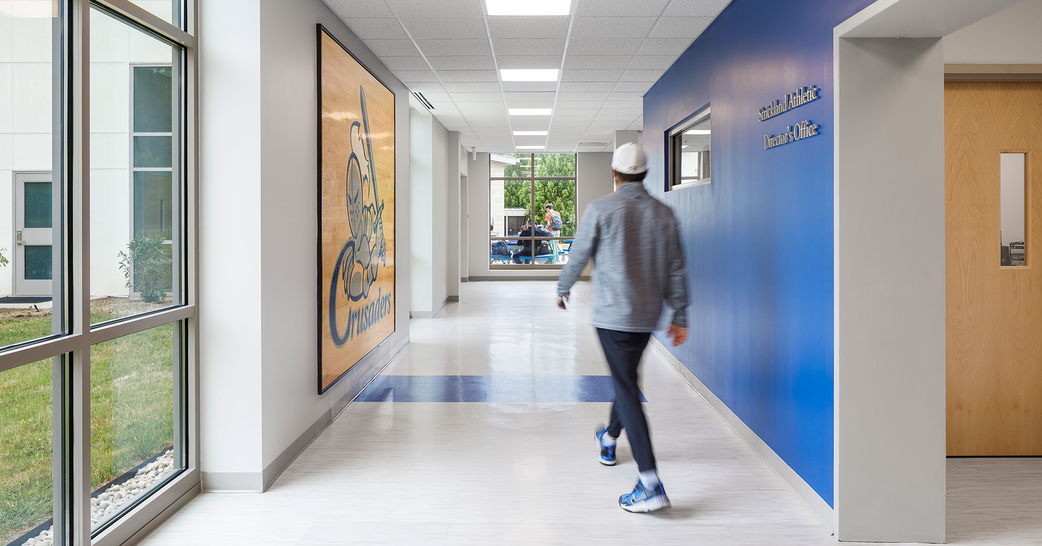 The Charlotte Diocese and Christ the King Catholic High School worked with Boudreaux master planners and architects to design the school’s gymnasium.