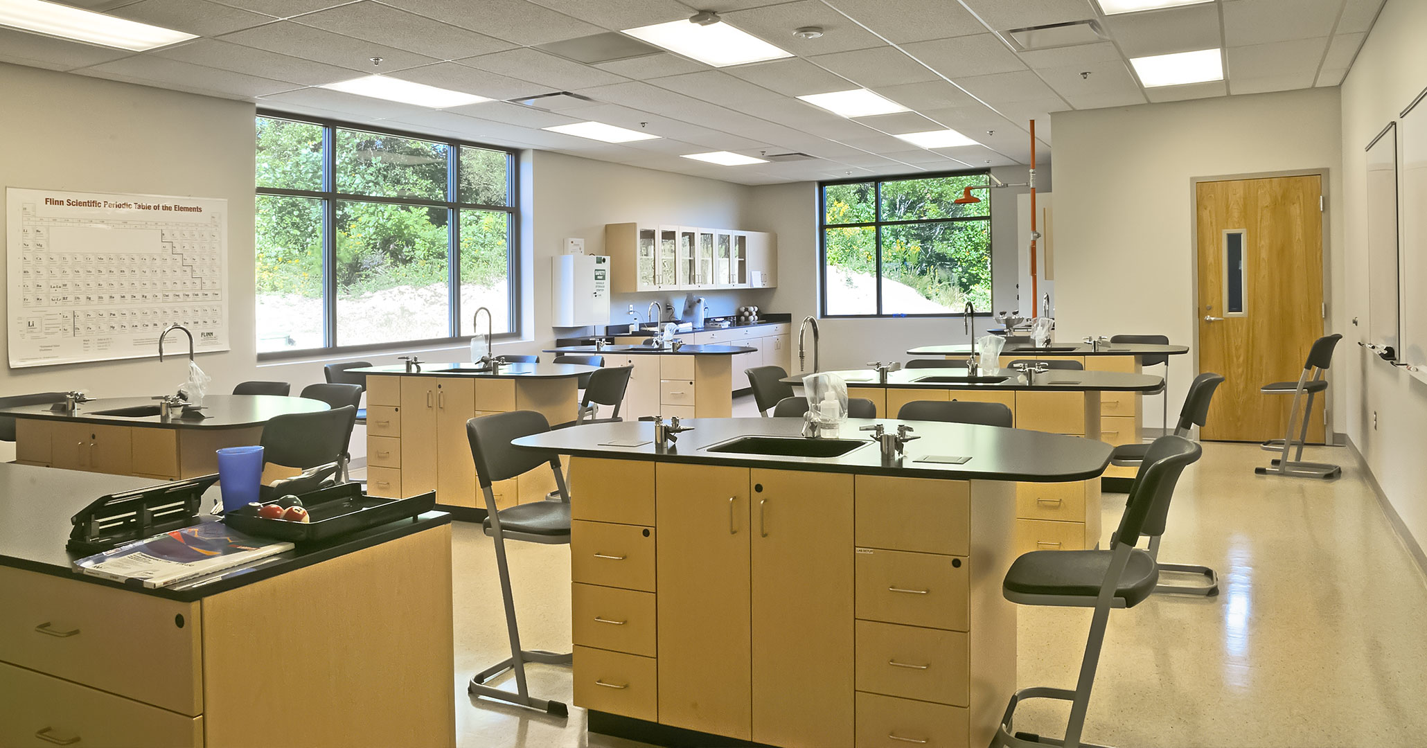 The Charlotte Diocese and Christ the King Catholic High School worked with Boudreaux master planners and architects to design the school’s science labs.