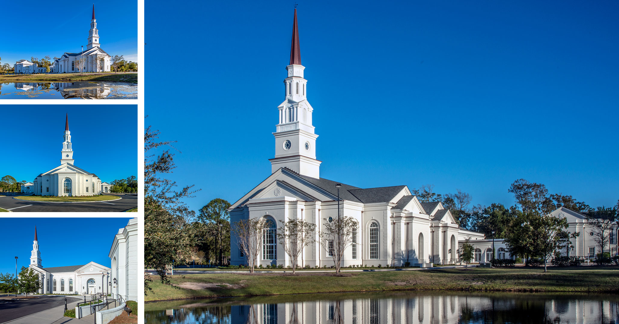 Boudreaux architects designed the First Presbyterian Church in Myrtle Beach, SC.