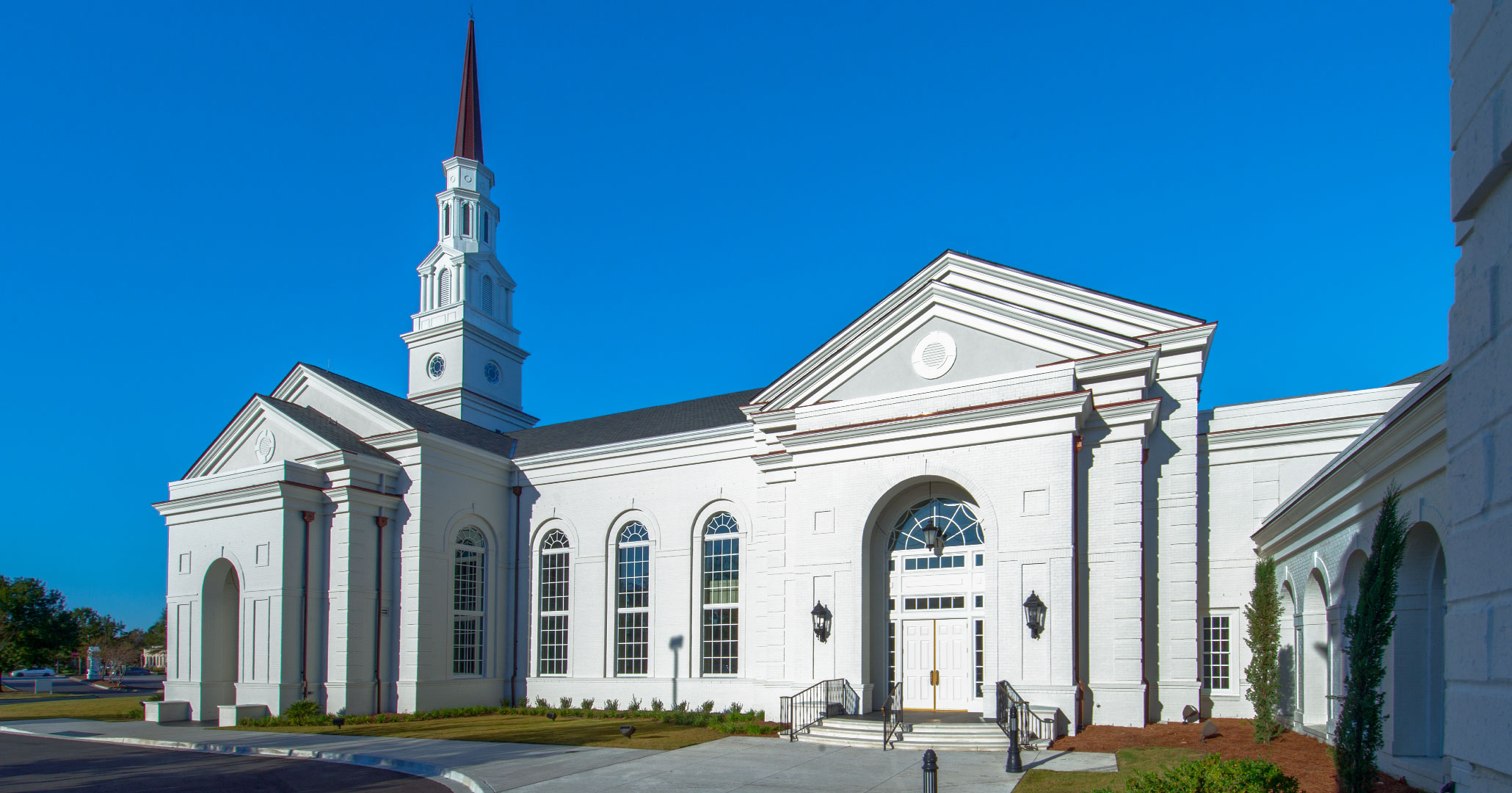 Church project designed by Boudreaux architects at First Presbyterian Church in Myrtle Beach, SC.