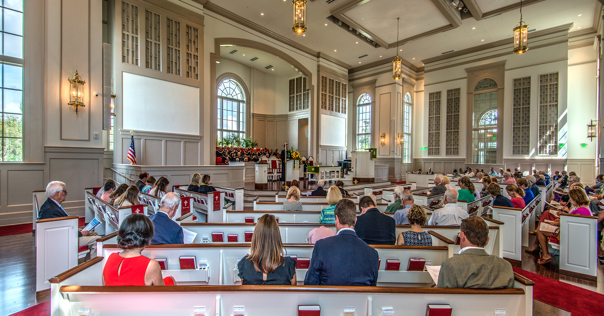 BOUDREAUX architects designed the new sanctuary at the First Presbyterian Church in Myrtle Beach.
