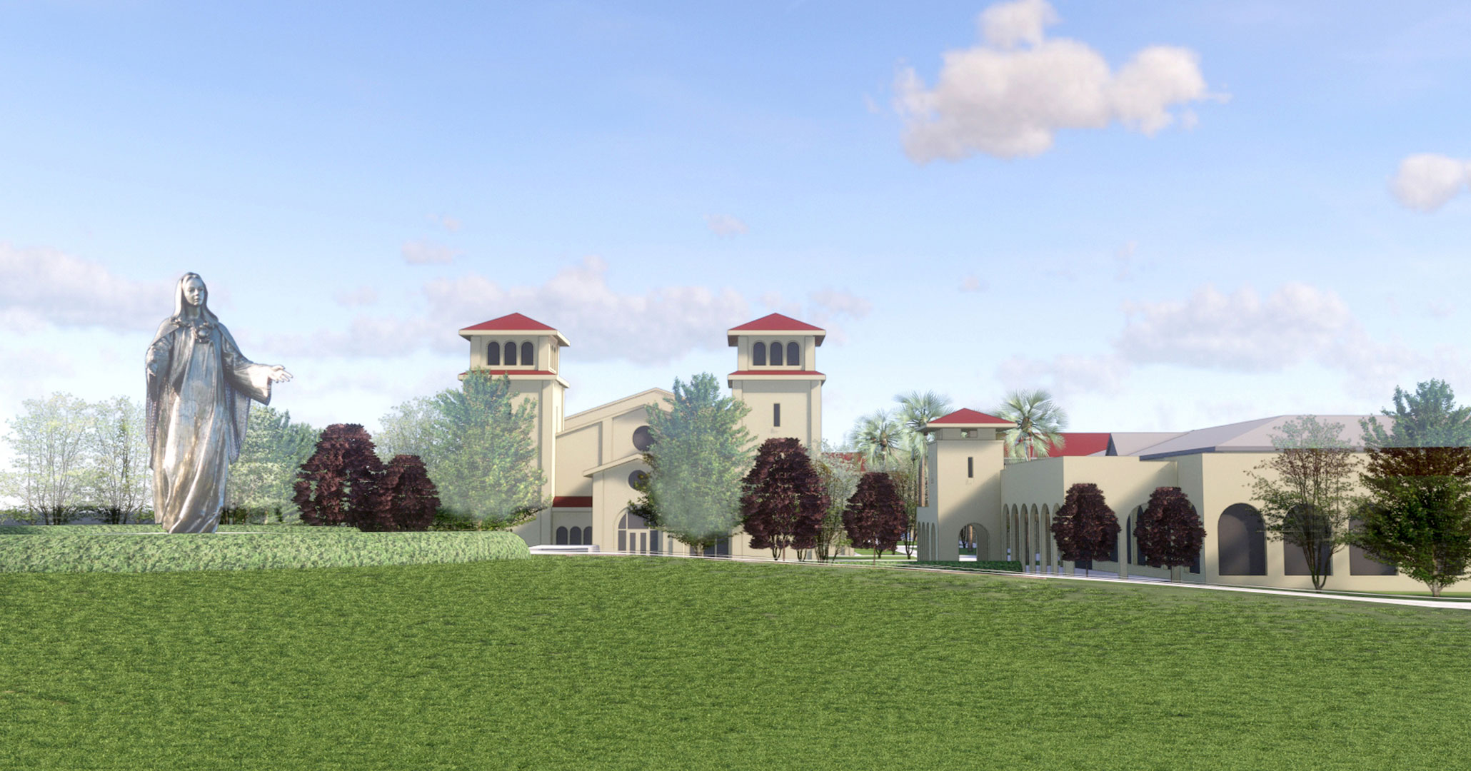 BOUDREAUX architects worked with the leadership at Our Lady of Peace in Santa Clara, CA.
