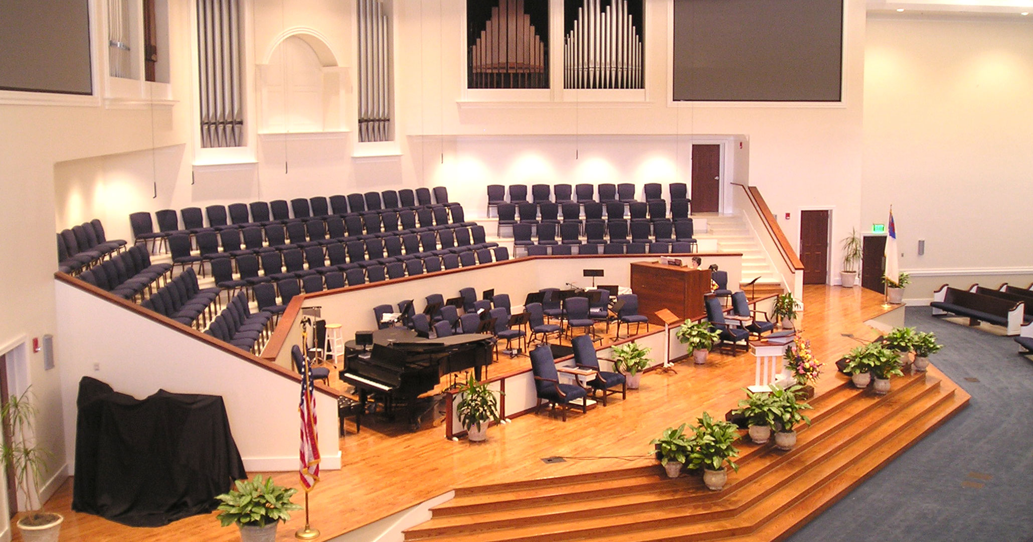 Boudreaux architects worked with the Riverland Hills Church to design a fellowship and family life center building.