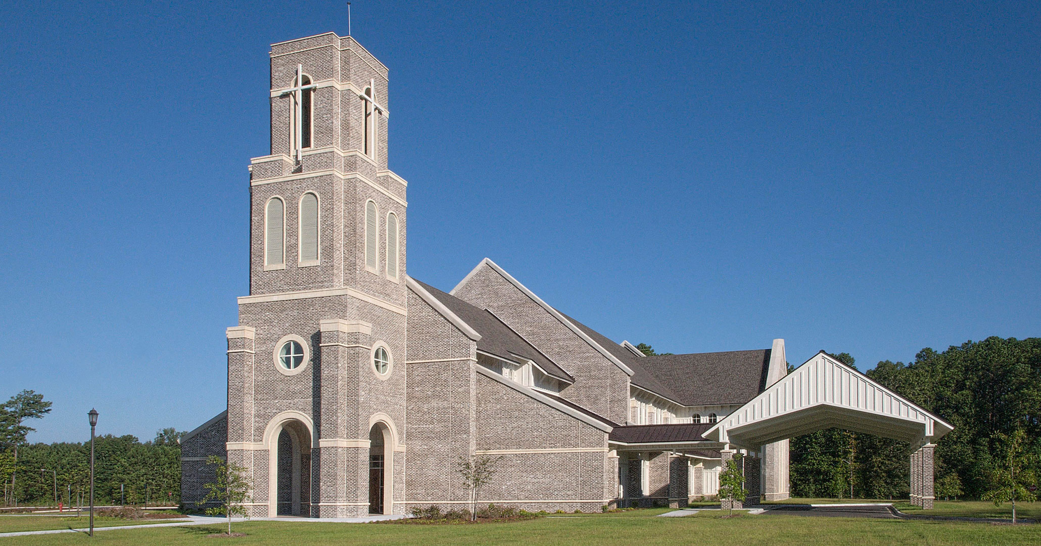 Boudreaux architects worked with St. Anne in Richmond Hill, GA to design an expansion at the church.