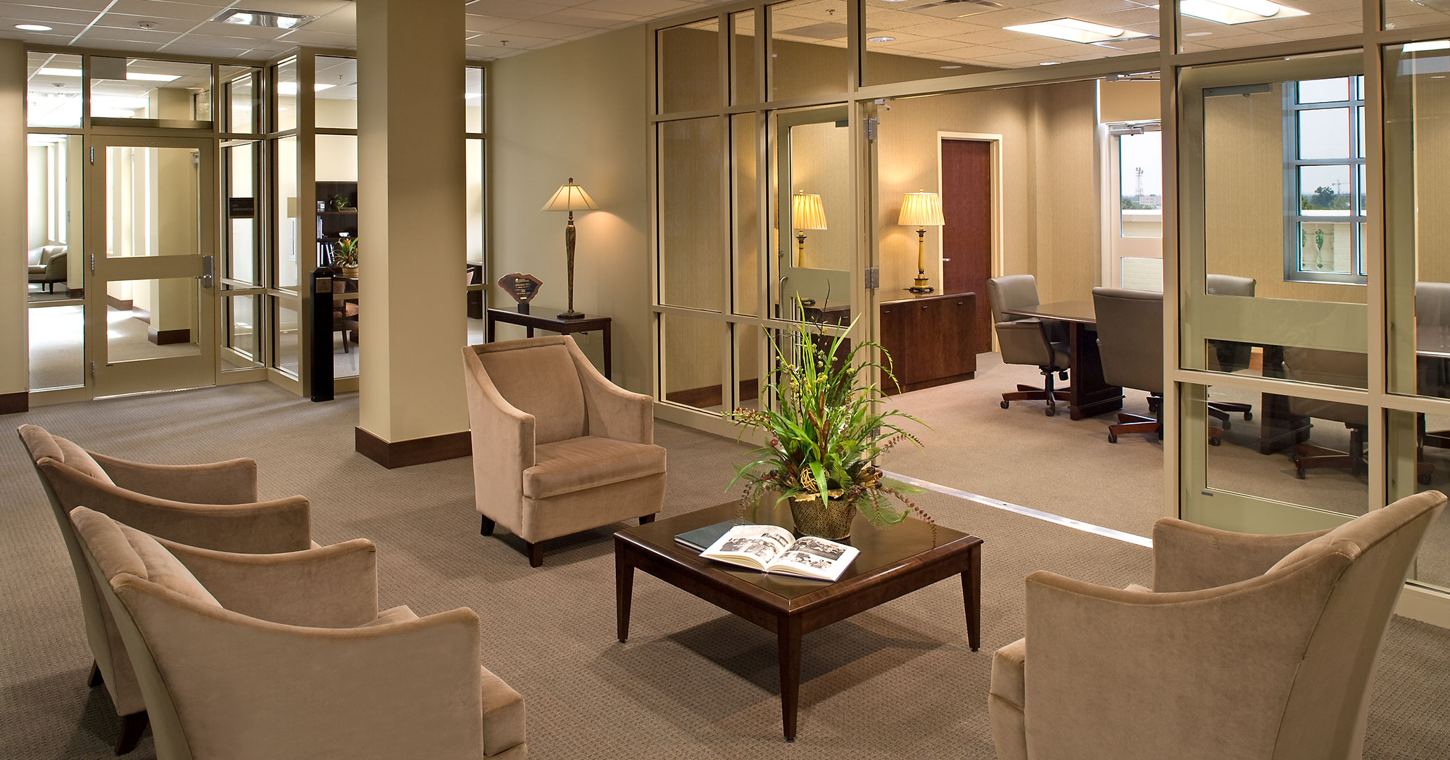 Boudreaux designed traditional government spaces highlighting spaces for North Augusta workers.