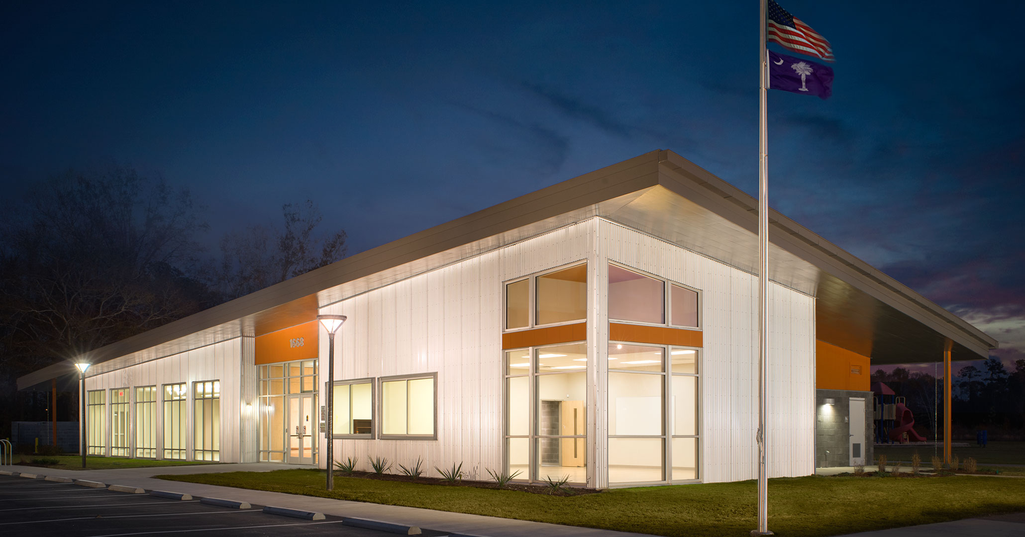 Richland County Recreation Commission worked with Boudreaux to design flexible recreation spaces.