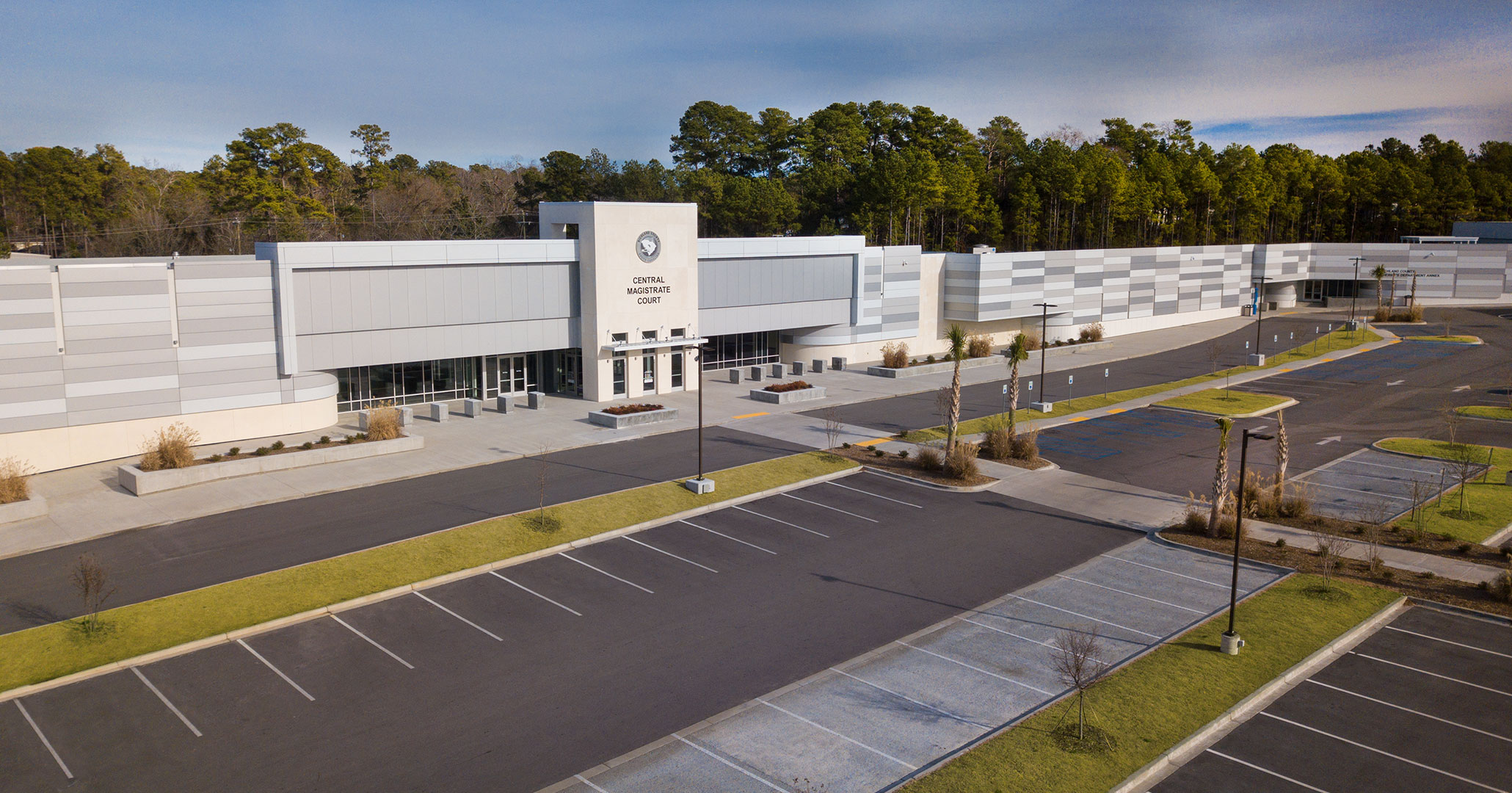 The Richland County Courthouse was designed by Boudreaux architects.