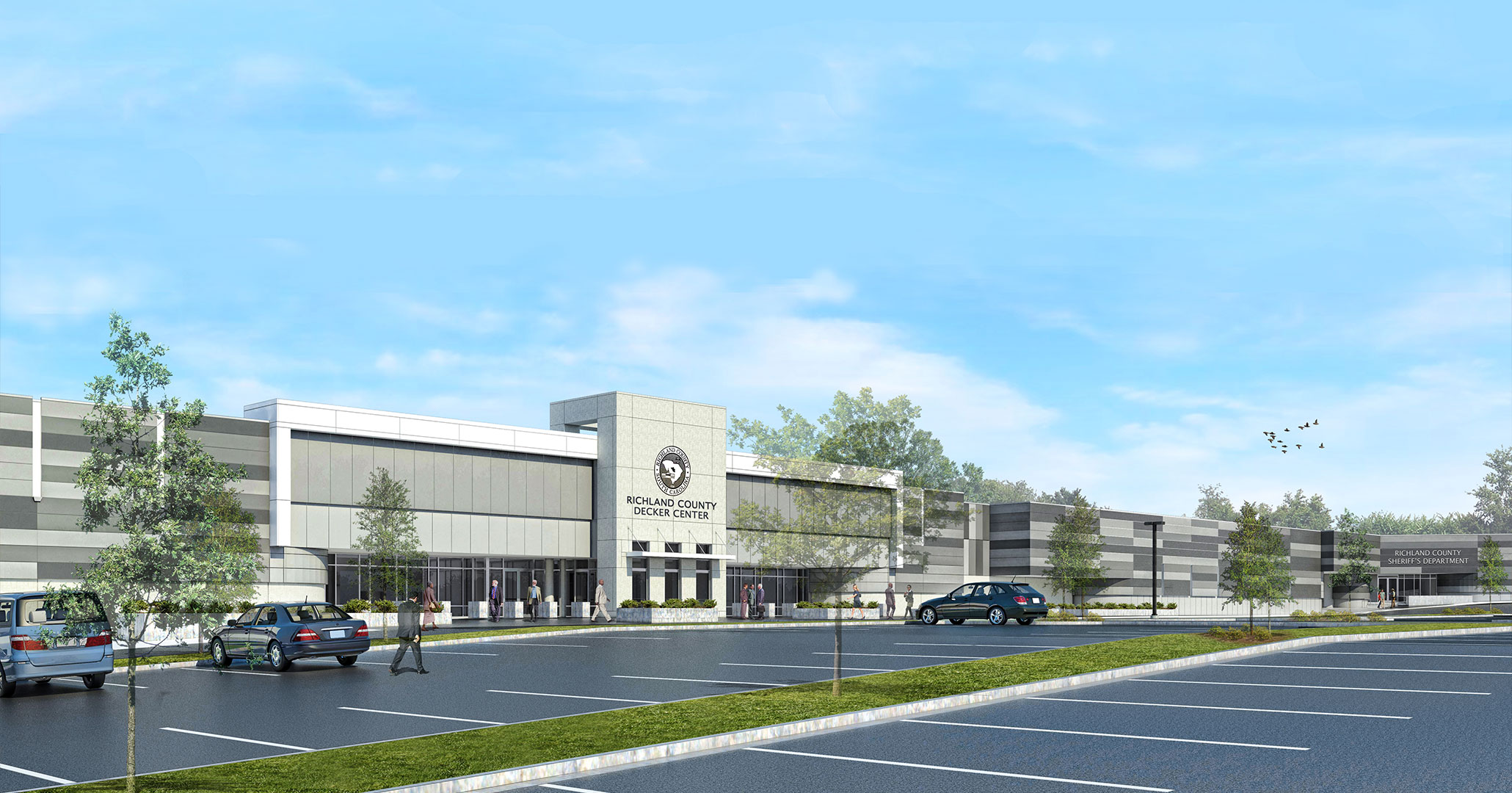 Richland County worked with Boudreaux architects to design the Decker Courthouse.