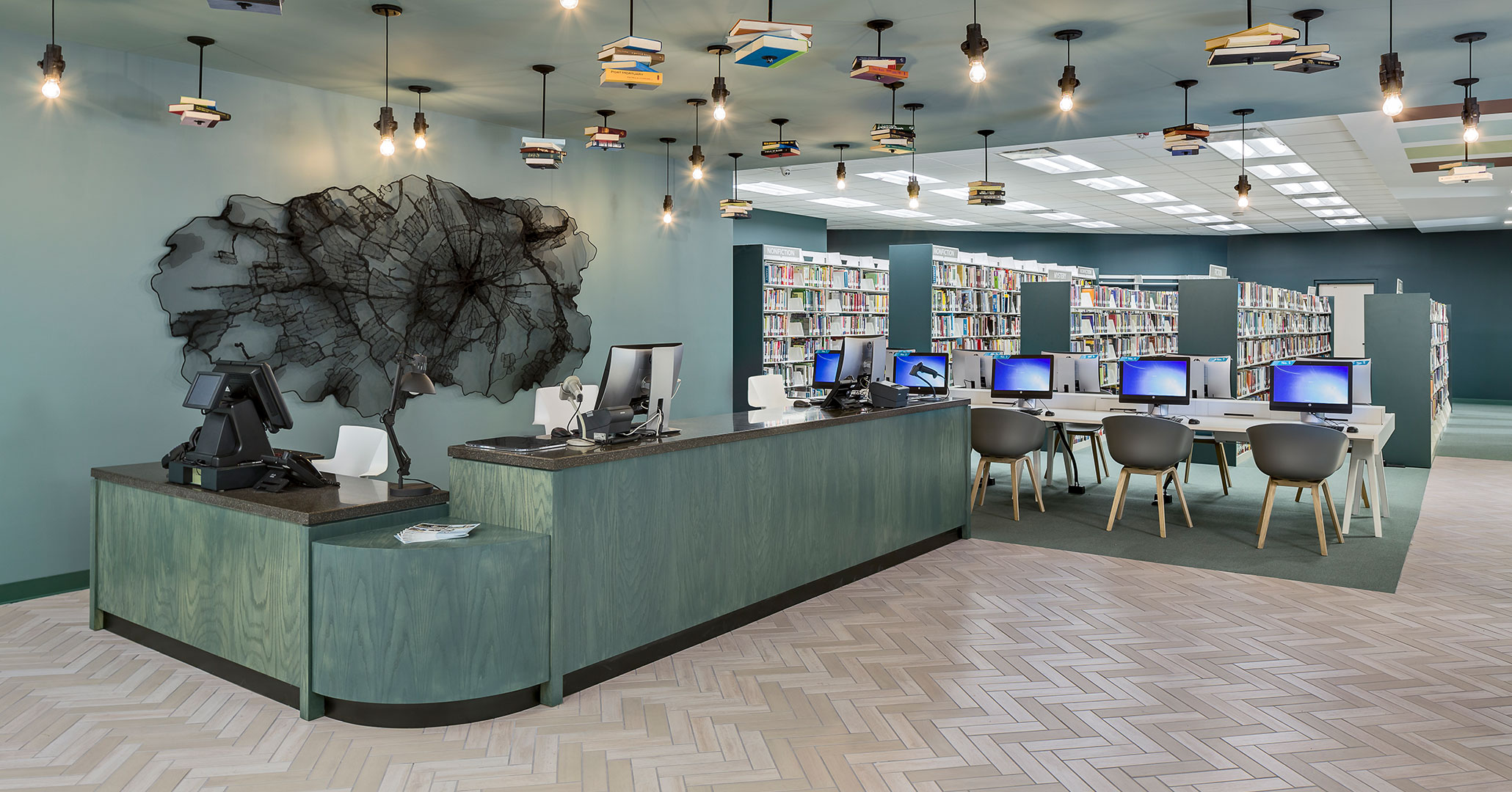 Richland County Library worked with Boudreaux architects to design impactful entryways.