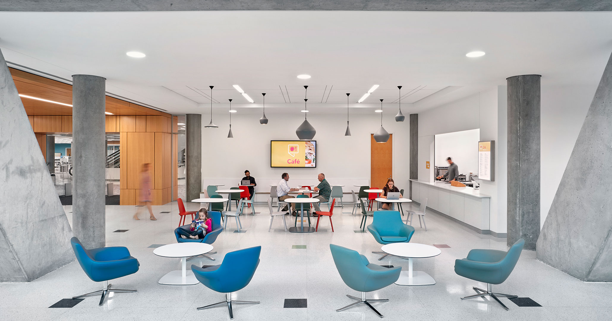 Richland County Library hired Boudreaux to design a café space where small businesses feature new recipes.