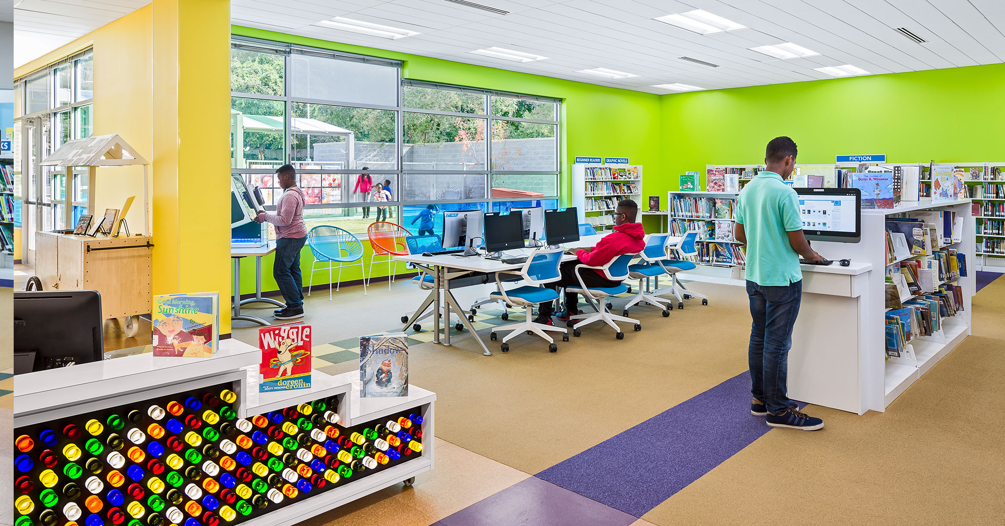 Richland County Library worked with Boudreaux architects to design flexible spaces.