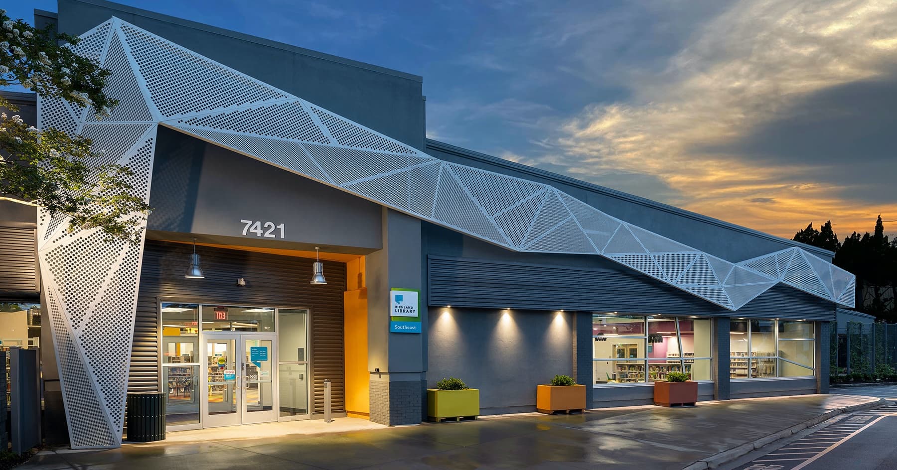 Richland Library Southeast was redesigned with community input by BOUDREAUX architects