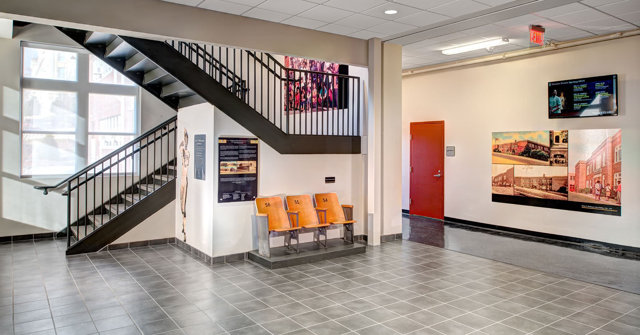 Boudreaux architects worked with the University of South Carolina to renovate and improve Booker T Washington High School.