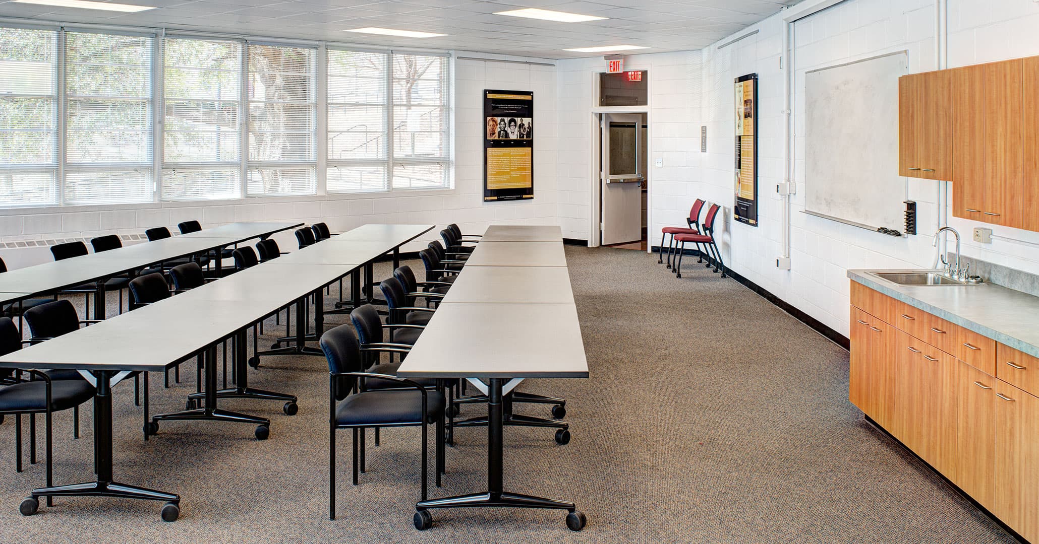 Columbia, SC architects Boudreaux worked with the African American neighborhood to respectfully design the Booker T Washington Auditorium for USC.