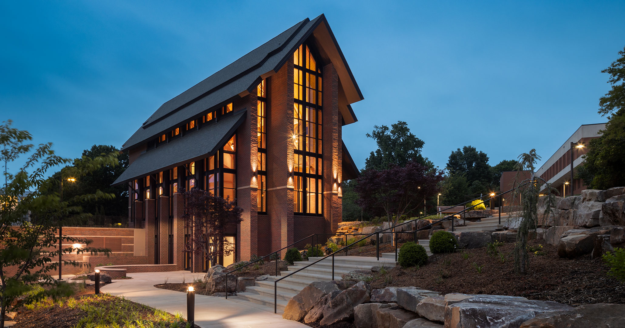 Clemson University new Samuel J Cadden Chapel was completed in 2021.