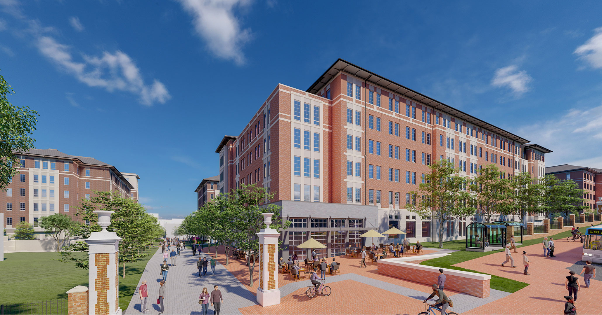 The University of South Carolina is working with Boudreaux architects to design a new development Campus Village.