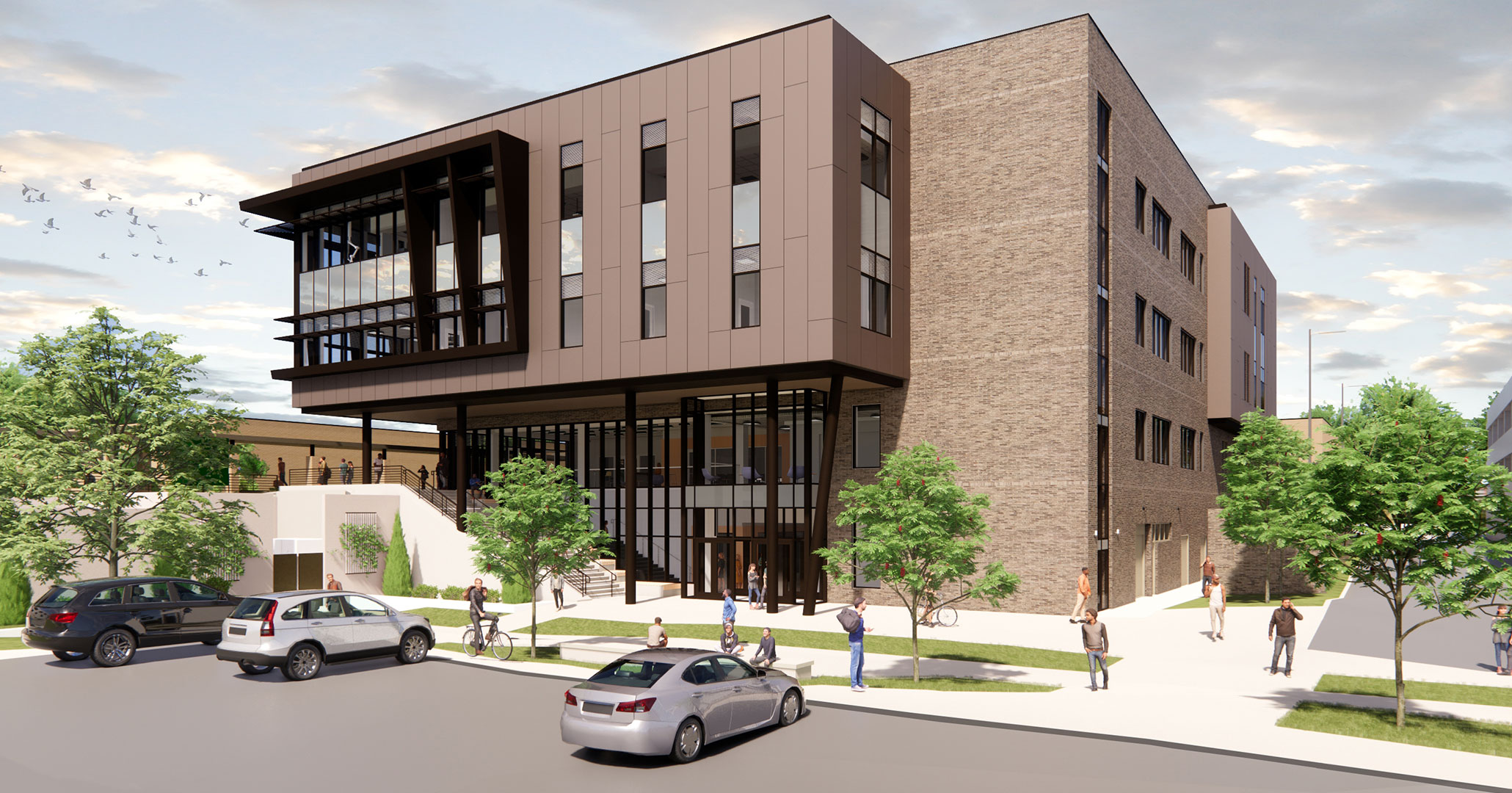 BOUDREAUX architects initial renderings of CBIT