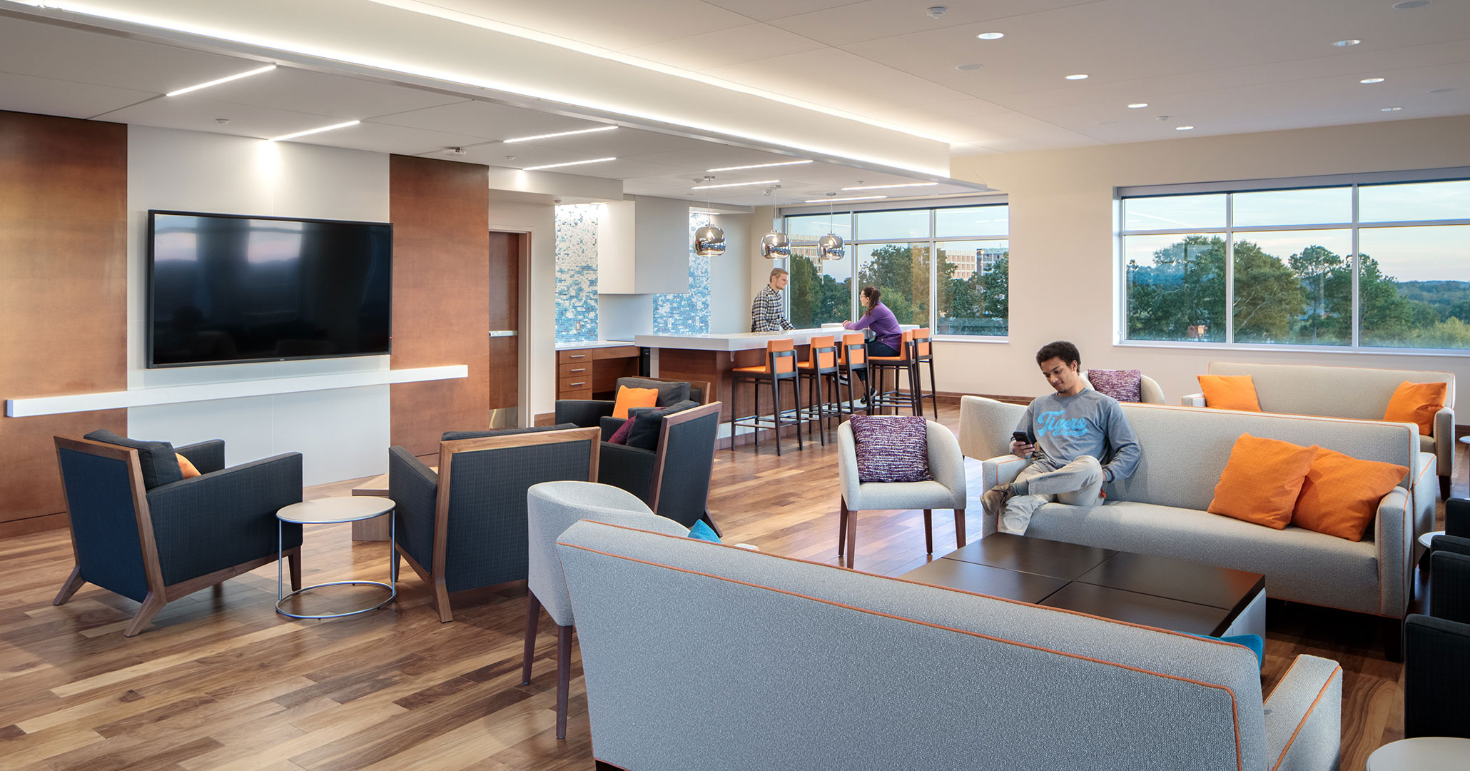 Boudreaux architects are experts at designing interior spaces.