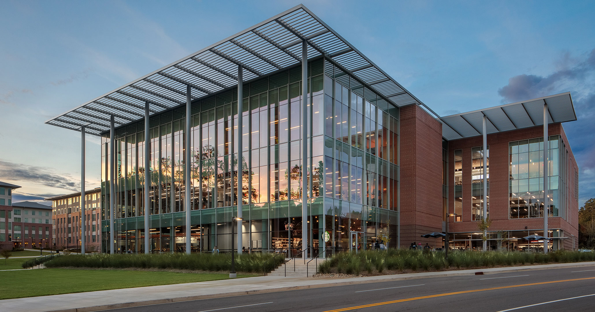 Clemson University’s Douthit Hills Student Hub was designed by Boudreaux architects.