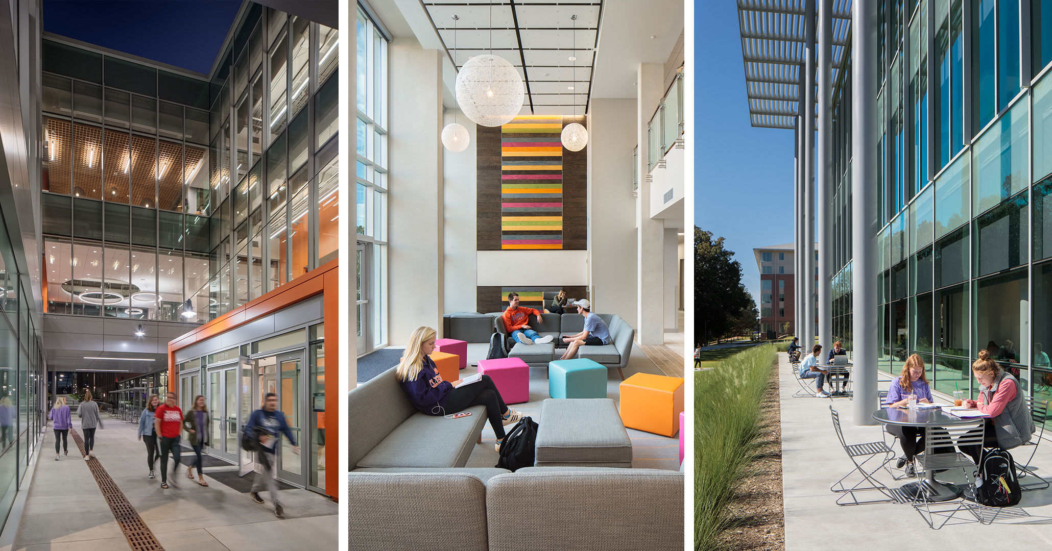 Clemson University worked with Boudreaux architects to design flexible student living spaces.