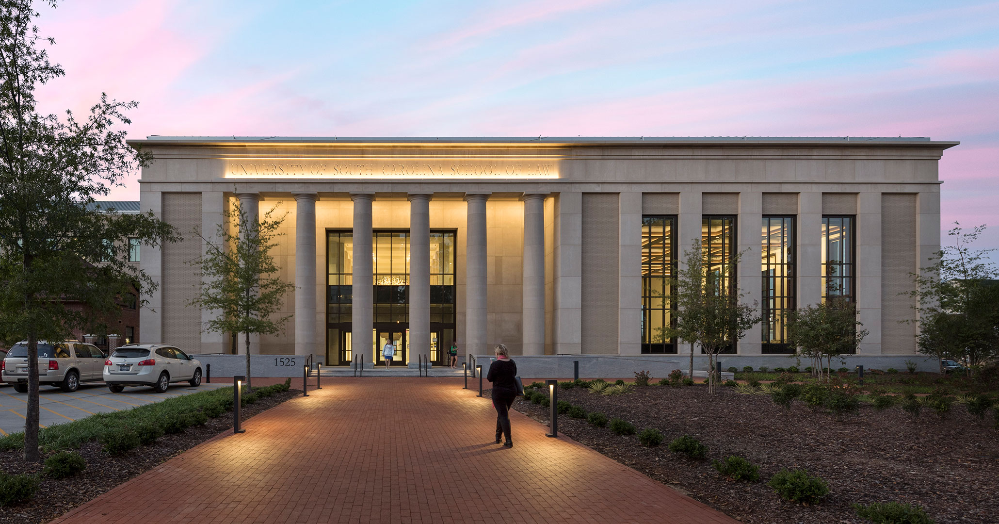 The University of South Carolina worked with Boudreaux architects to design the new Law School.