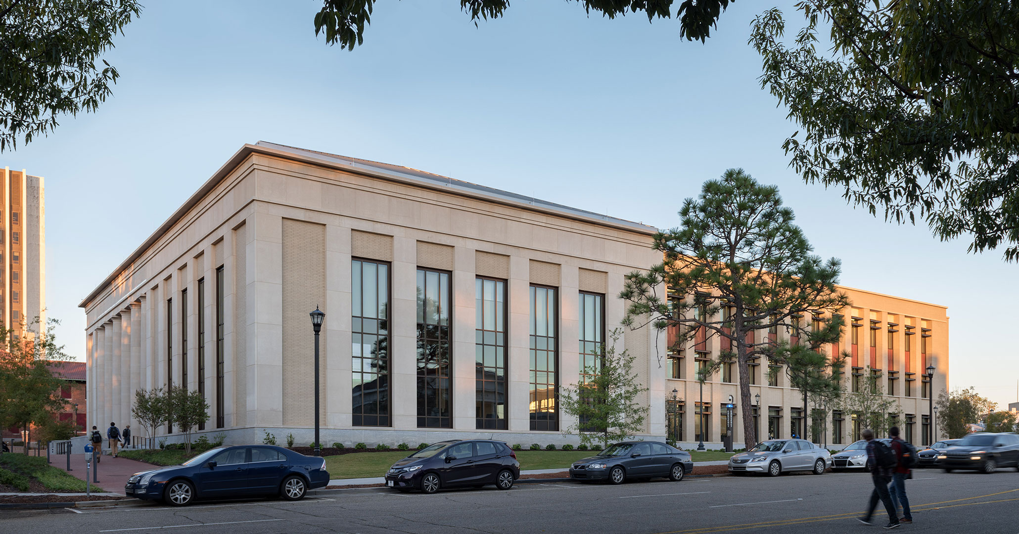 The University of South Carolina worked with Boudreaux architects to design the new Law School on Gervais and Bull Street.