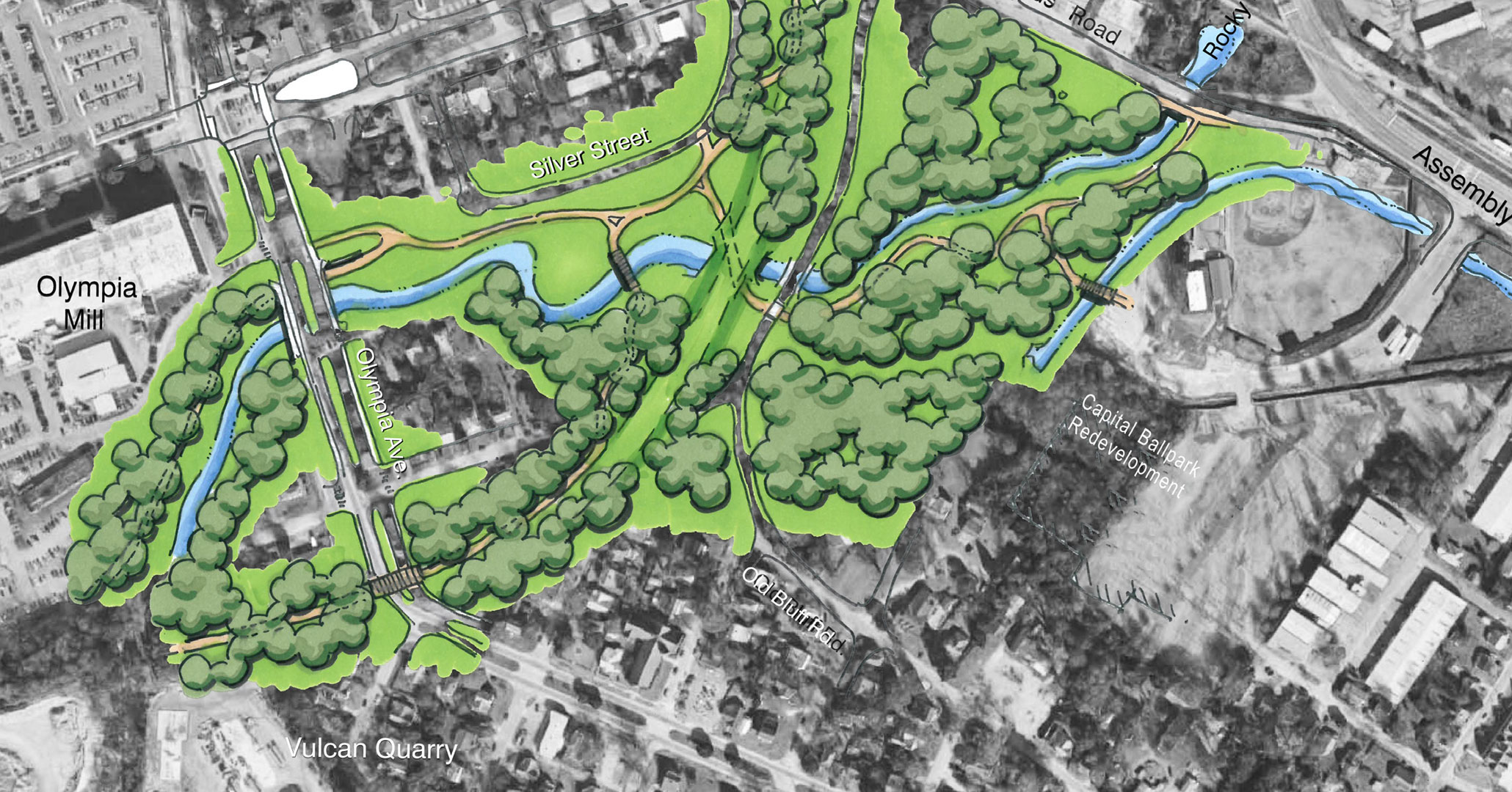 BOUDREAUX created a master plan for the Capital City Mill District