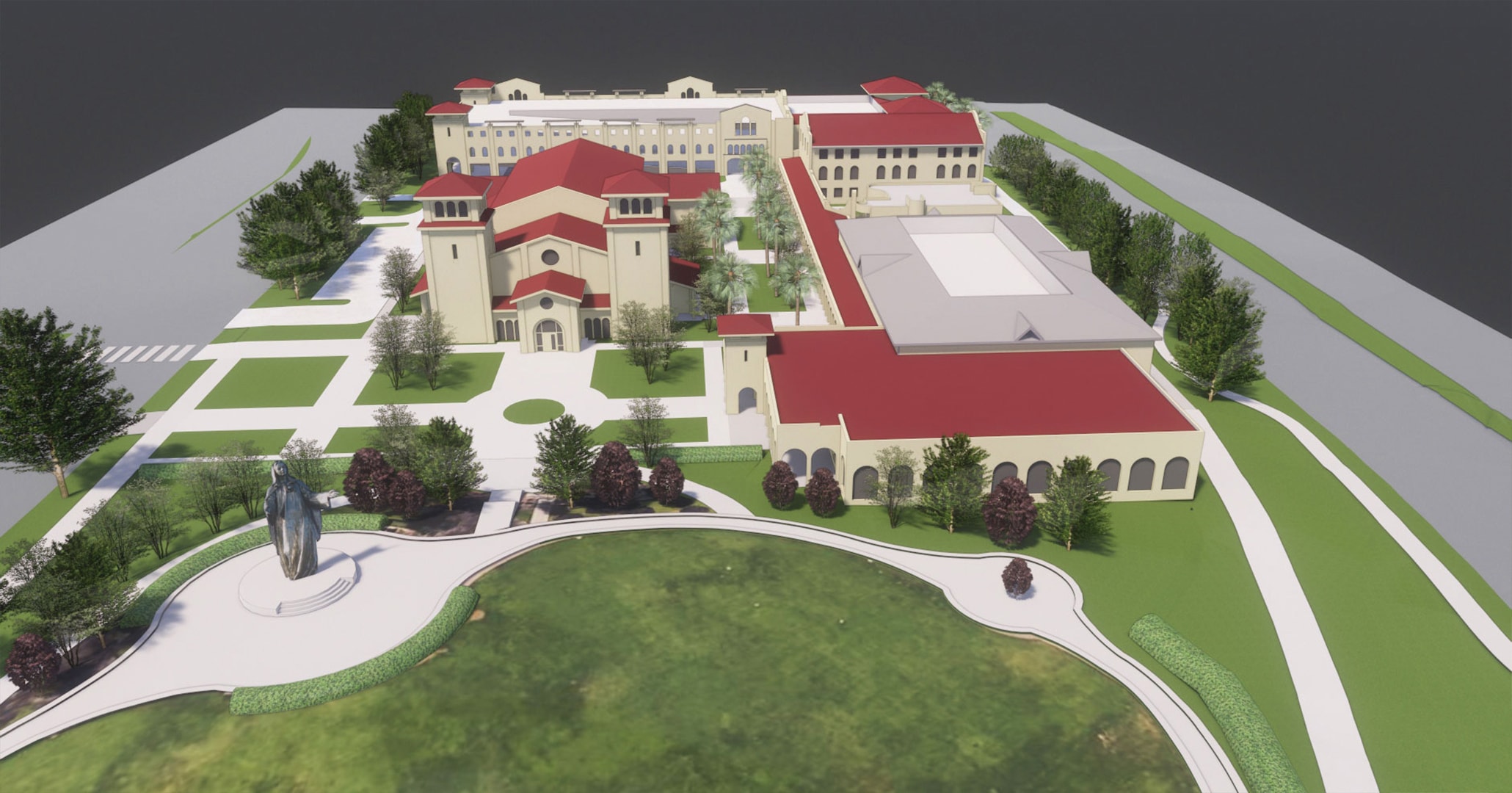 Our Lady of Peace in Santa Clara, CA worked with BOUDREAUX planning team to develop their master plan