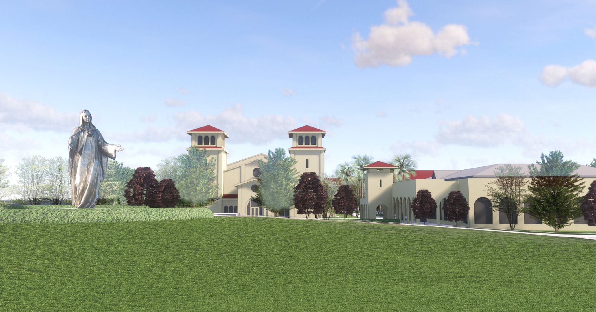 BOUDREAUX master planners worked with Our Lady of Peace catholic church on their facilities master plan