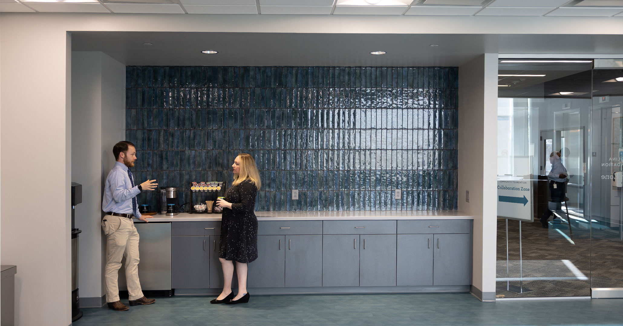 BOUDREAUX interior designers designed a luxurious space that works for Central Carolina Community Foundation