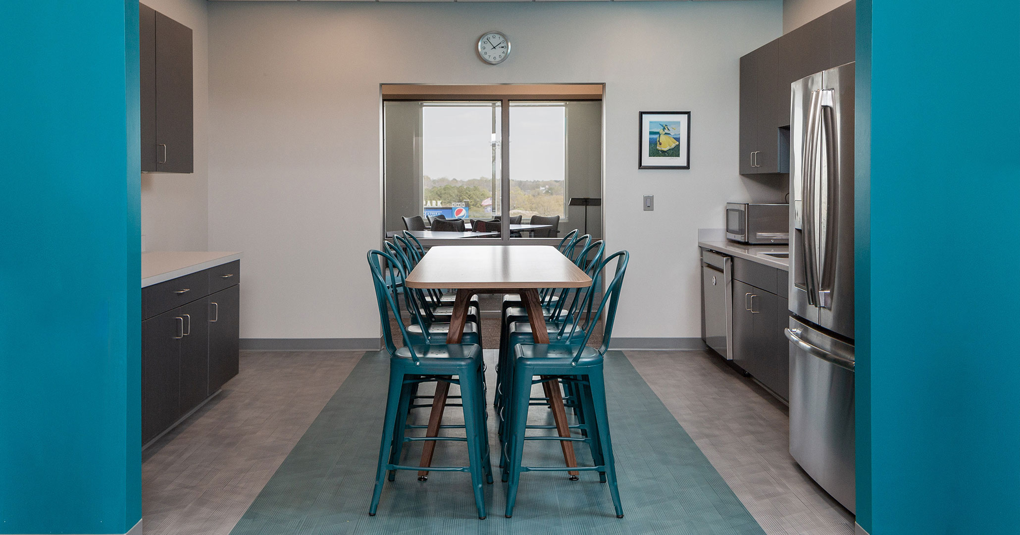 BOUDREAUX interior designers worked with CCCF to design a space that felt warm, welcoming, and professional