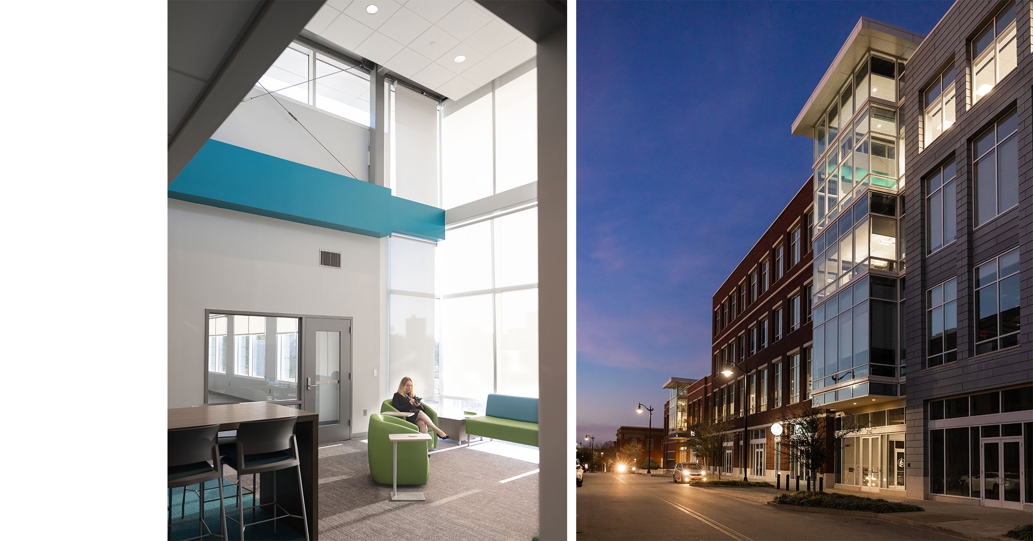 BOUDREAUX architects designed Central Carolina Community Foundation offices at Bull Street District in Columbia South Carolina