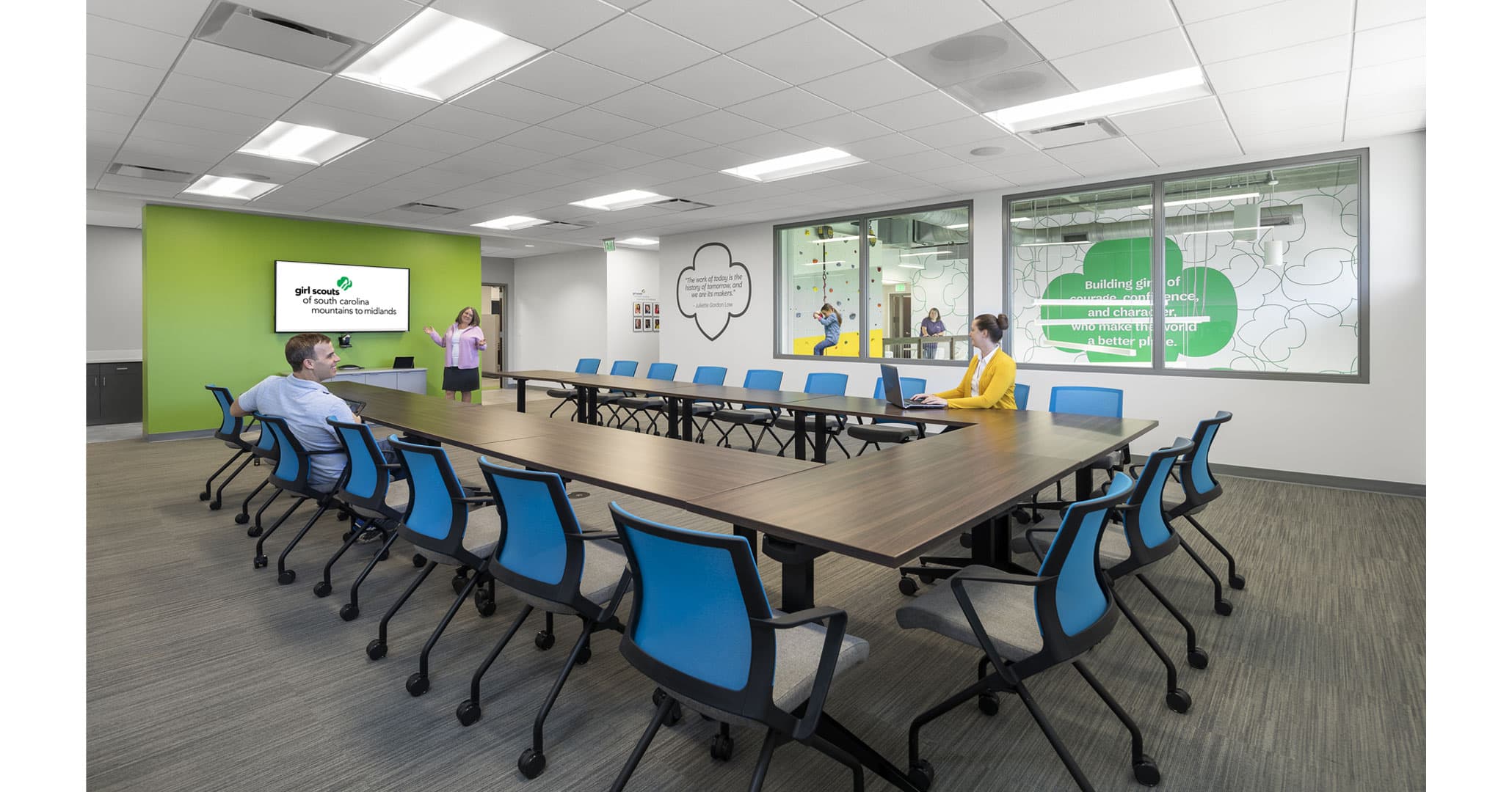 Cathy Novinger Girl Scout Leadership Center Photo