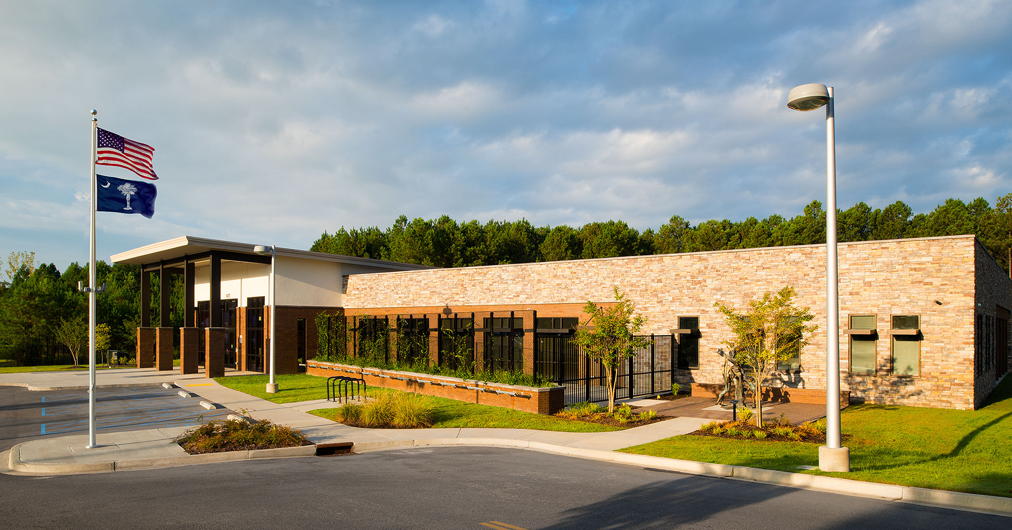 Boudreaux architects worked with the Richland County Recreation Commission to update the exterior and design the interiors at the RCRC Headquarters.