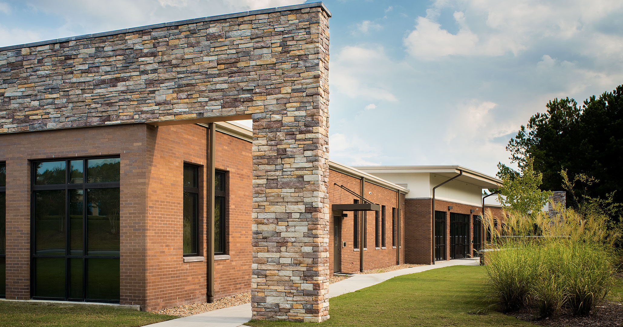 Boudreaux architects worked with the Richland County Recreation Commission to modernize the exterior of RCRC Headquarters.