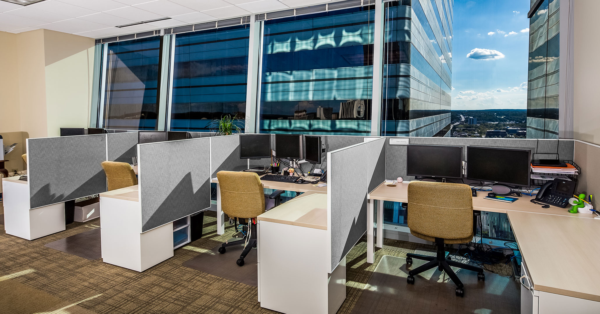 Boudreaux architects worked with Rogers Townsend Thomas Attorneys at Law to provide contemporary interior design services for their workplace.