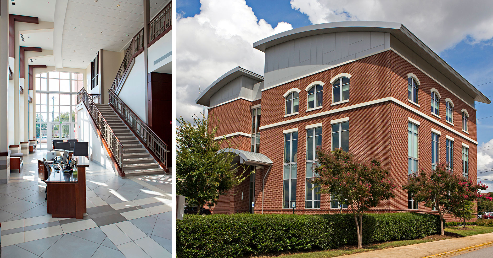 Boudreaux architects worked with the SC Bar Association to provide interior design for their new office space in the Vista.