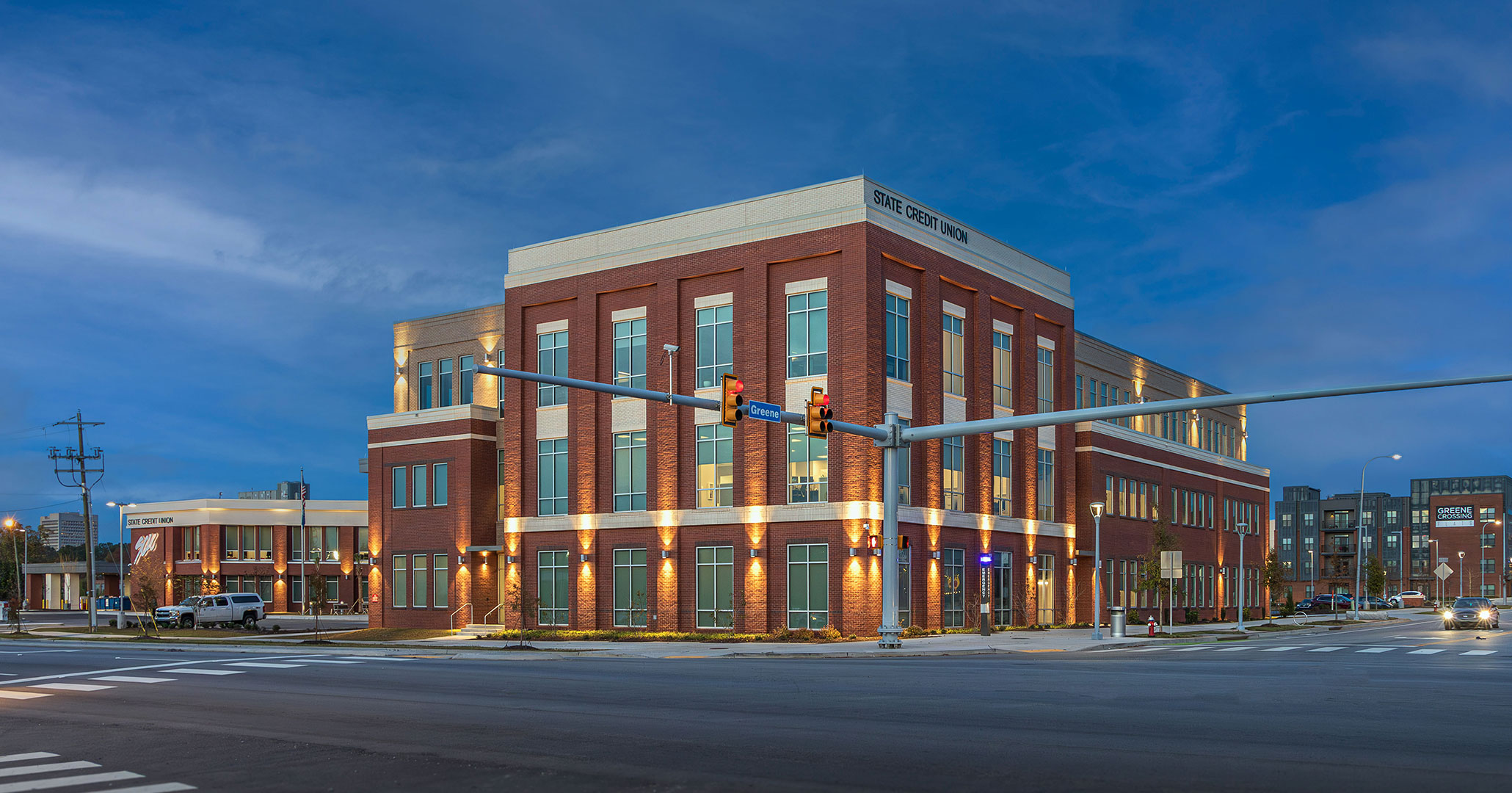 SCU Headquarters was designed by BOUDREAUX architects.